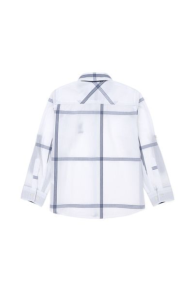U.S. Polo Assn. Cămașă albă cu mânecă lungă pentru băiat 50263820 -vr013