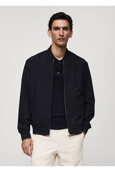 MANGO Man Μπουφάν Comfort Stretch Fabric Bomber