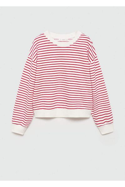 MANGO Kids Φούτερ με ρίγες Koton