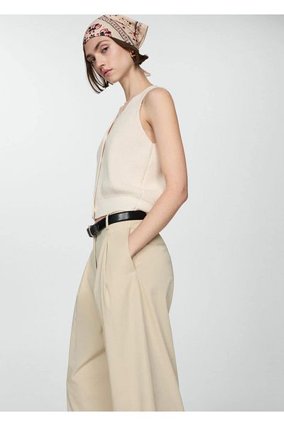 MANGO Woman Corded Jersey Jacket