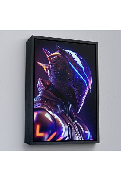 Oxyteez Tablou robot umanoid cu cadru din lemn-8016