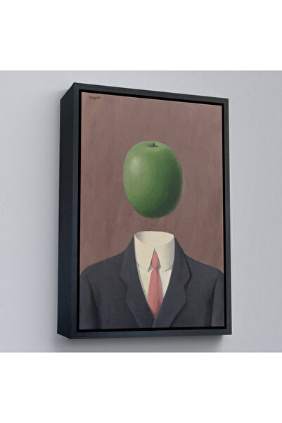 Oxyteez Rene Magritte με ξύλινο πλαίσιο - Αφηρημένος πίνακας σταθερής ιδέας-7343