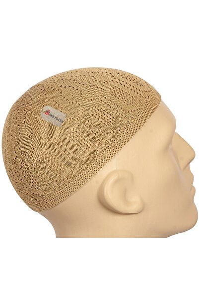 Hediyeleşin Καπέλο προσευχής MERCAN, Εύκαμπτο καπέλο πλεκτό μηχανικά - 12 τεμ...