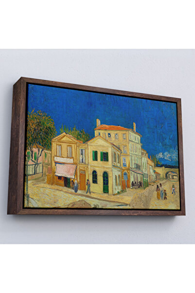 Oxyteez Vincent Willem Van Gogh cu cadru din lemn - Pictură de casă galbenă-7157