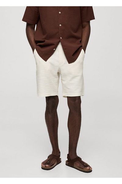 MANGO Man Bermudashorts aus Baumwolle mit Kordelzug
