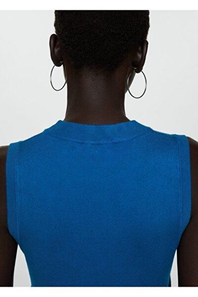 MANGO Woman Πλεκτή μπλούζα με τιράντες