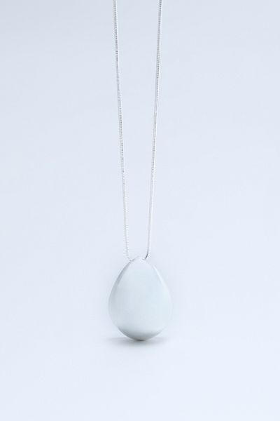 Perspective Color Silver Necklace