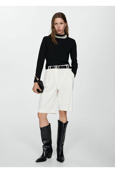 MANGO Woman Perkins collar sweater