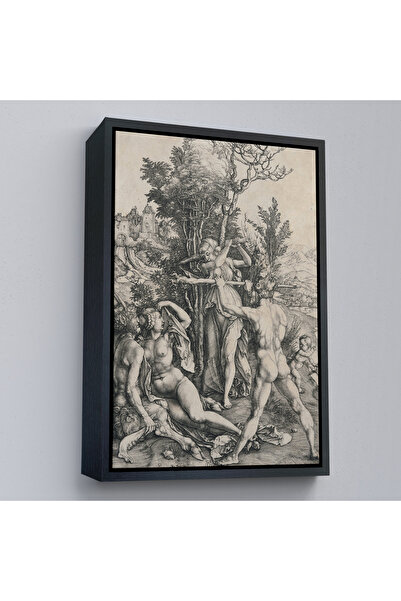 Oxyteez Tablou cu ramă din lemn de Albrecht Dürer - Hercule la răscruce - Her...