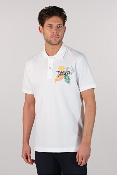 Arma Чоловіча біла футболка великого розміру з поло коміром Y22374869001