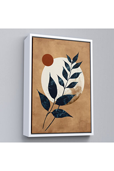 Oxyteez Pictură cu tematică Lună și Soare cu cadru din lemn-7581