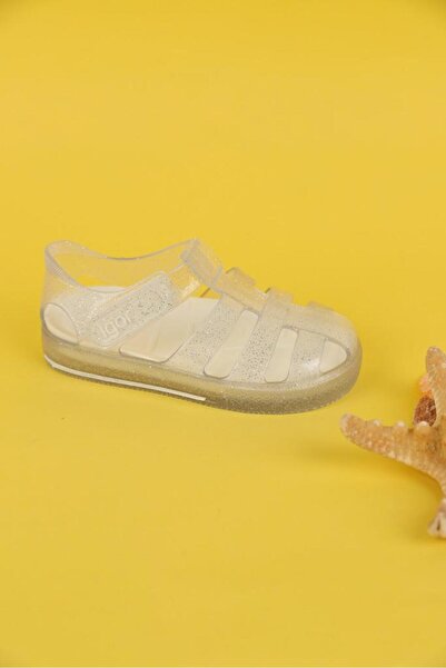 IGOR Size 19-25 Girl's Transparent Color Igor Star Glitter Sandals