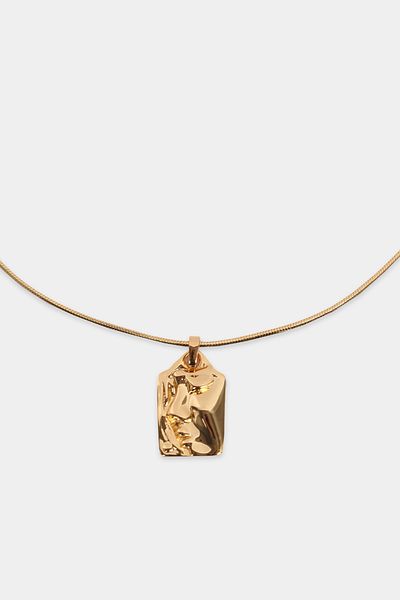 Perspective Gold Color Necklace