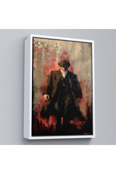 Oxyteez Peaky Blinders με ξύλινο πλαίσιο-Πίνακας Thomas Shelby-7967