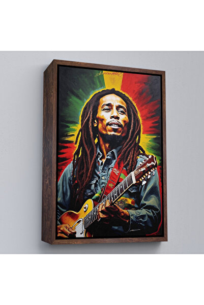 Oxyteez Pictură Bob Marley cu cadru din lemn-7863