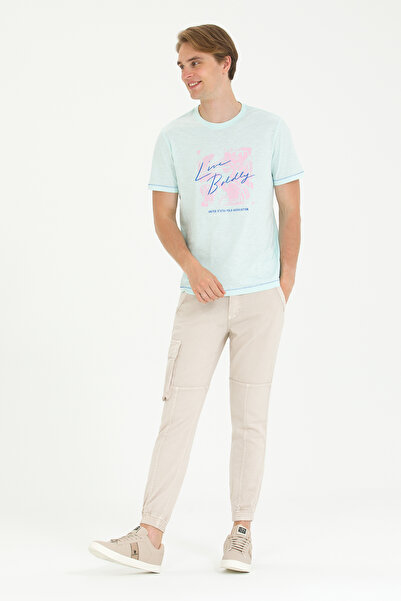 U.S. Polo Assn. Erkek Taş Kanvas Pantolon 50263815-VR049