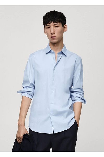 MANGO Man Košile Regular Fit ze 100% bavlny