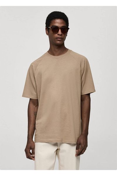MANGO Man Tricou din bumbac cu potrivire relaxată