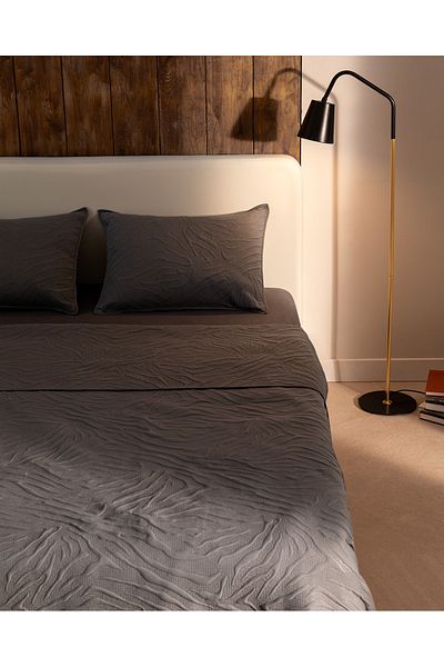 Madame Coco King Size Anthracite Bed Cover Set