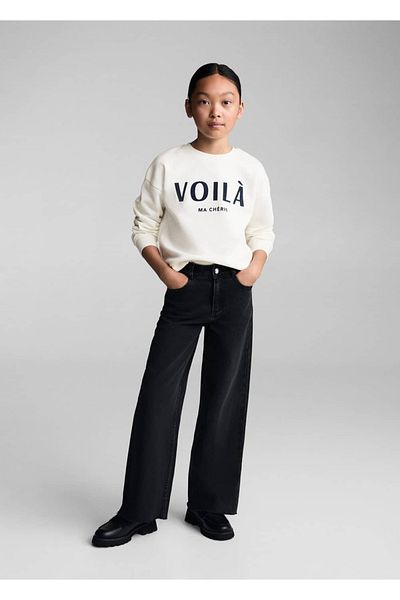 MANGO Kids Βαμβακερό φούτερ με σχέδιο