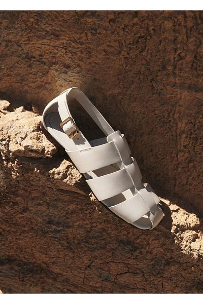MANGO Woman Pantofi din piele jeleu