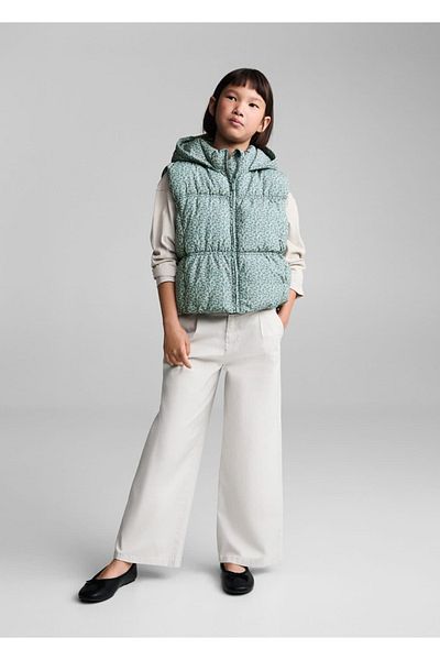 MANGO Kids Jacket with Print Quilt