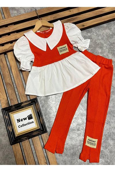 KOKOŞ BEBEK Girl's Shirt and Trousers Set