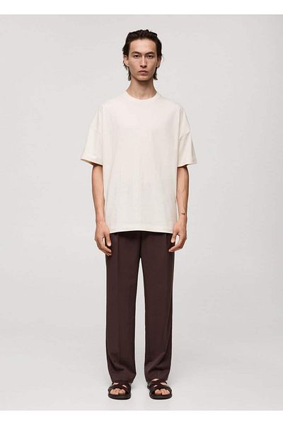 MANGO Man Μπλουζάκι από 100% βαμβάκι oversize