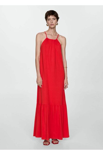 MANGO Woman Μακρύ φόρεμα Koton - Κομψό και άνετο σχέδιο