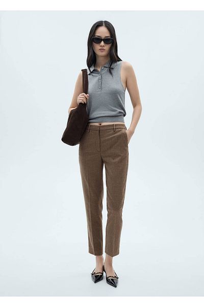 MANGO Woman Mid-Waisted Skinny Pants