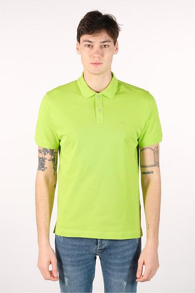 Arma Ανδρικό μπλουζάκι με πράσινο γιακά Polo Y 22374869601