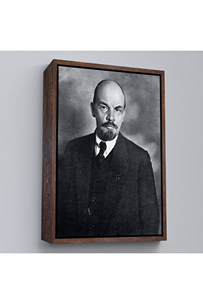 Oxyteez Ζωγραφική στον Σοβιετικό Κορυφαίο Βλαντιμίρ Λένιν με ξύλινο πλαίσιο-7944