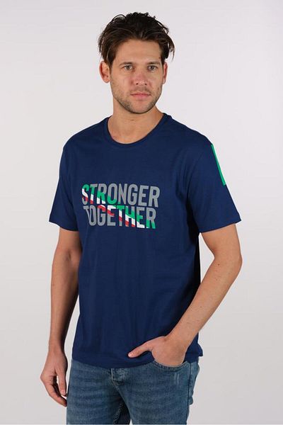 Arma Ανδρικό μπλουζάκι Indigo Plus Size Crew Neck Y 22374868401