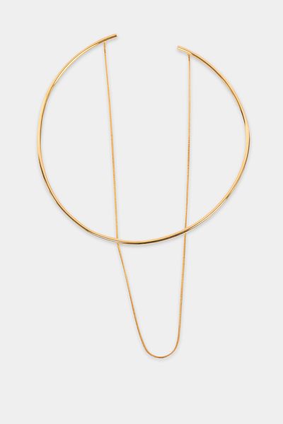 Perspective Gold Colored Necklace