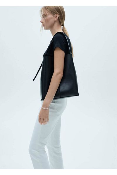 MANGO Woman Claudia Slim-Fit Crop Jean Παντελόνι