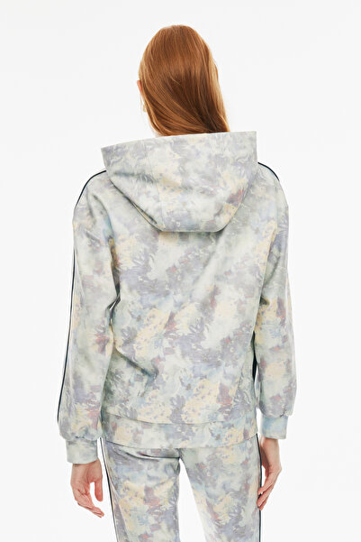 Perspective Gianas Comfortable Fit Standard Size Hooded Multicolored Women's Tracksuit Coat