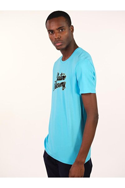 Arma Чоловіча футболка з коміром-стійкою Turkuaz Y22344450201