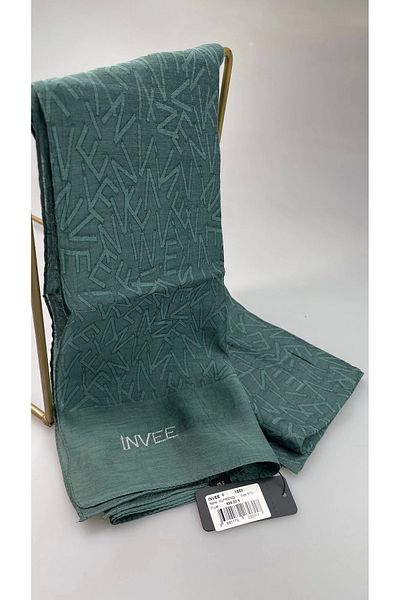 Invee Invee 1550 - Brown and Invee Patterned Shawl