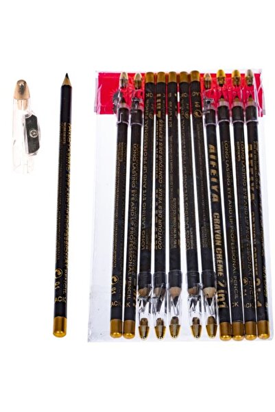 Hediyeleşin Kalem Sürme, Göz Sürmesi Açacaklı Siyah - 2 Paket (24 Adet)