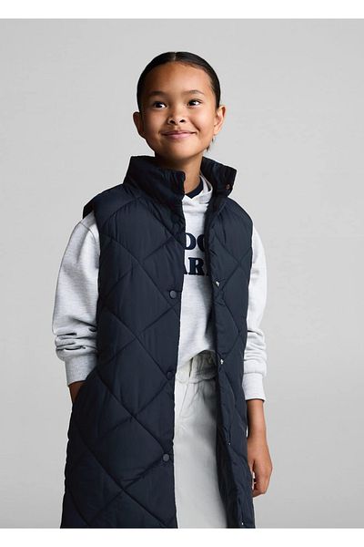 MANGO Kids Lange Steppweste