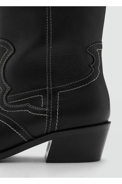 Mango Teen Kovboy tarz deri bot