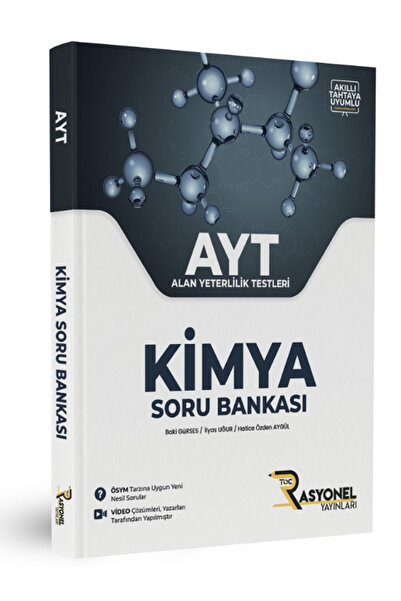 Rasyonel Yayınları AYT Kimya Soru Bankası (MEB Müfredatına Uygun / ÖSYM Ayarında)