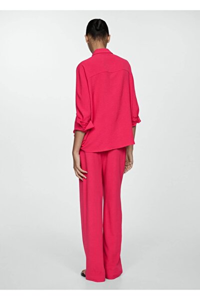 MANGO Woman Draped Woven Pants