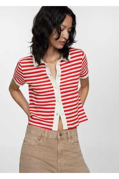 MANGO Woman KÖTÖTT PÓLÓ