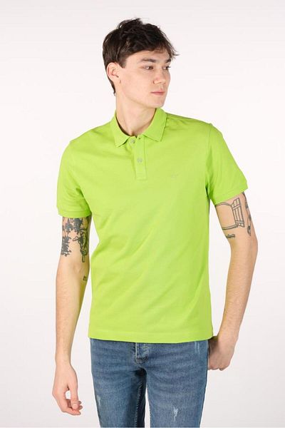 Arma Ανδρικό μπλουζάκι με πράσινο γιακά Polo Y 22374869601
