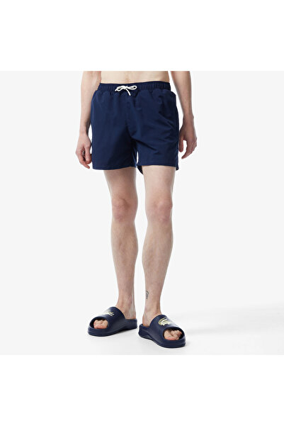 Lacoste Erkek Baskılı Lacivert Mayo Şort