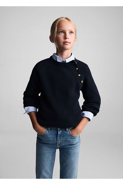 MANGO Kids Τζιν με σκίσιμο