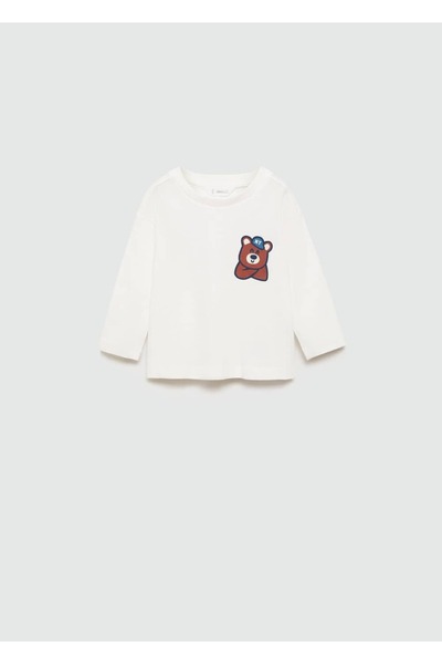 MANGO Baby Ayı Baskılı Tişört