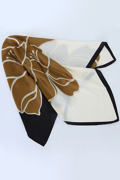 Perspective Khaki Colored Scarf