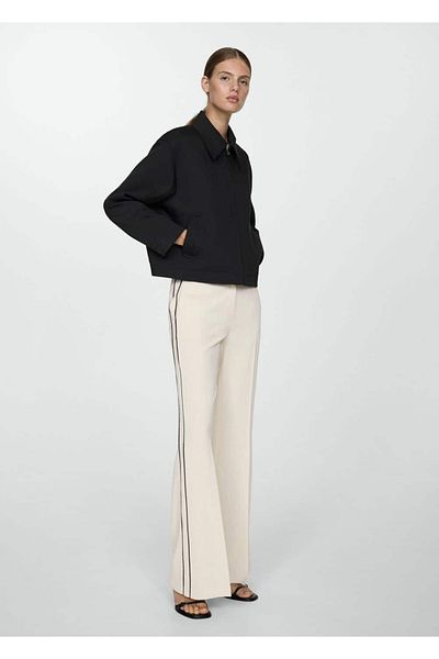 MANGO Woman Baumwolljacke mit Hemdkragen